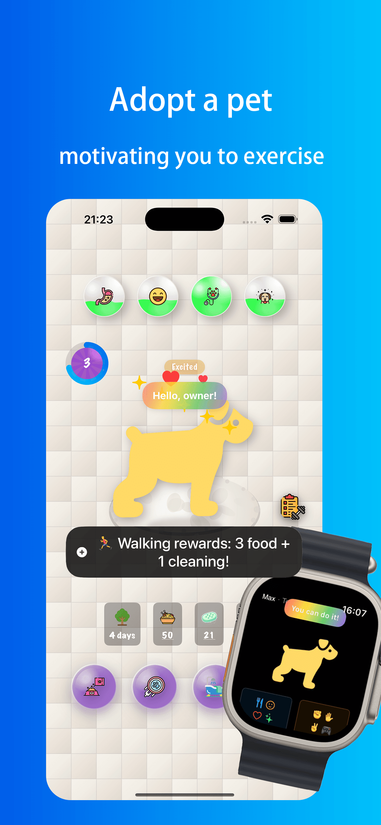 Fitness Pet: Tamagotchi