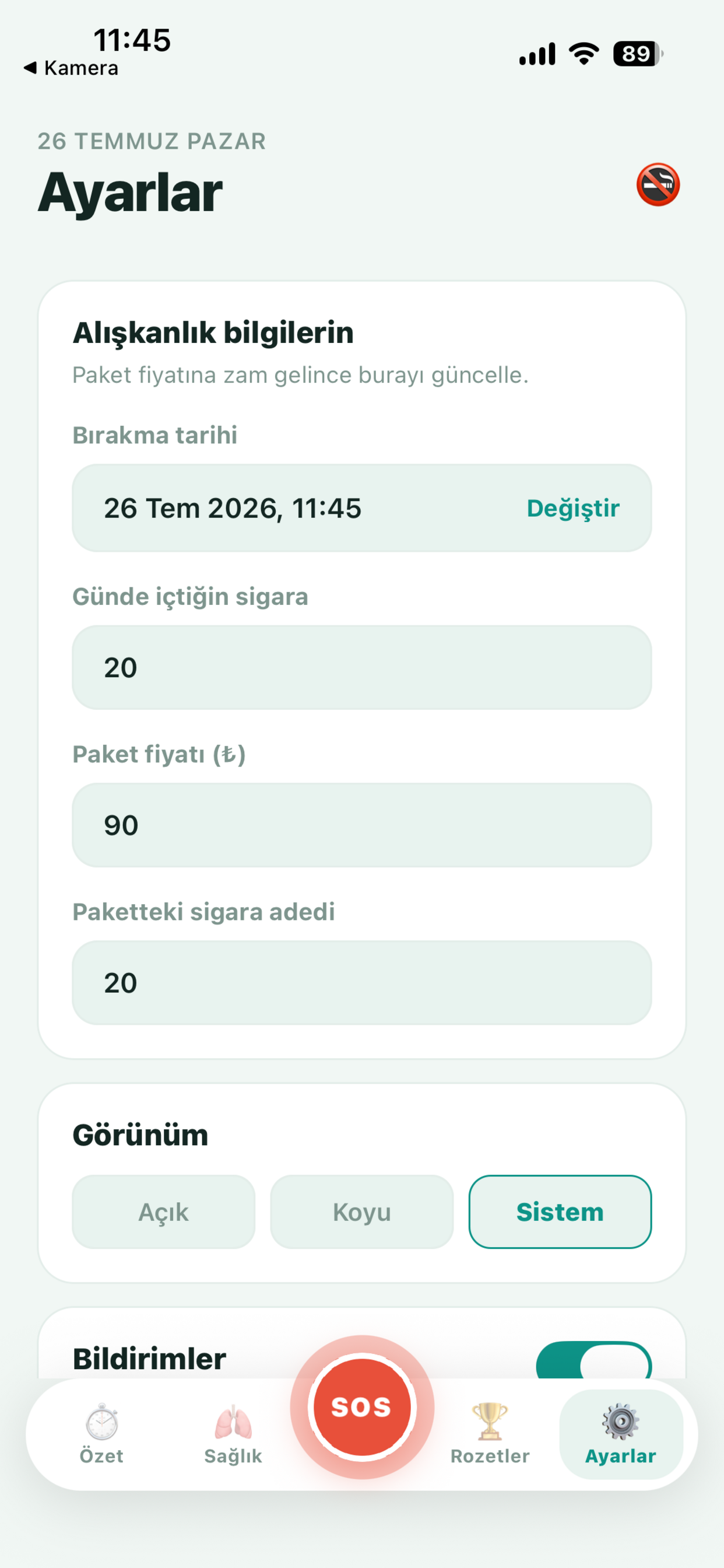 Sigarasiz Gunler screenshot 2