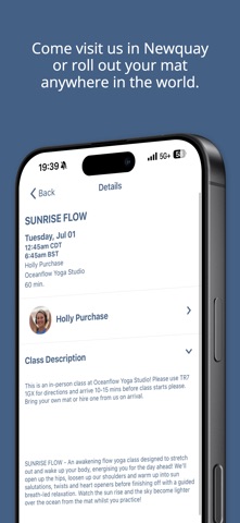 Oceanflow Yoga UK screenshot