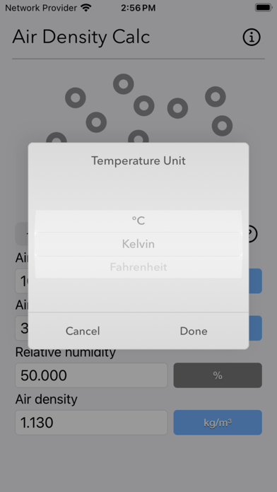 Air Density Calculator