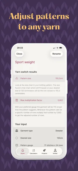 Flík - Knitting calculator screenshot 3