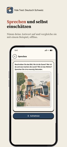 fide Test: Deutsch Schweiz iPhone screenshot