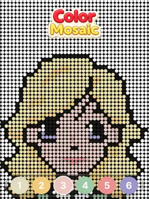 Color Mosaic: Paint by Number screenshot 1
