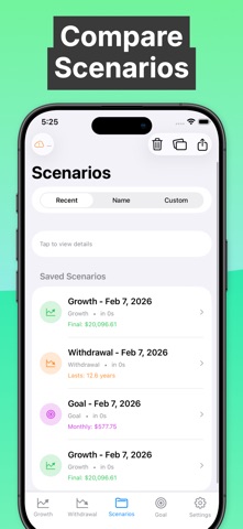 Compound Interest Calc - CIC iPhone screenshot