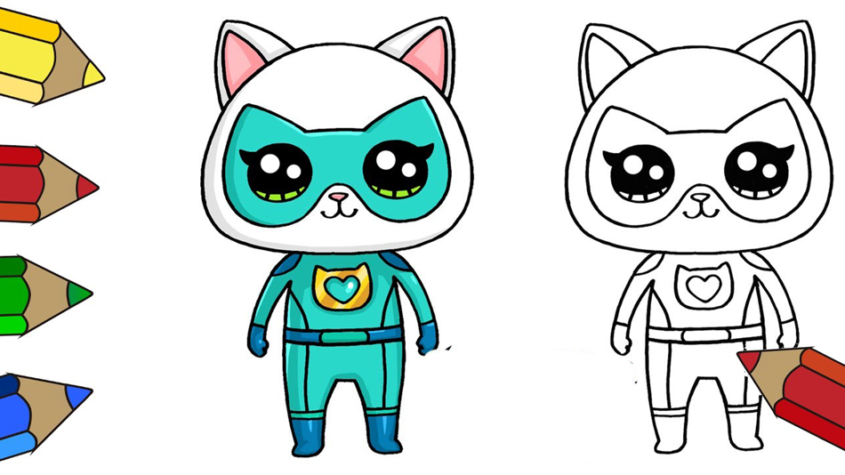 #1. Super Kitty Coloring Doodle (iOS) 由: MY AHMED TAHIRI