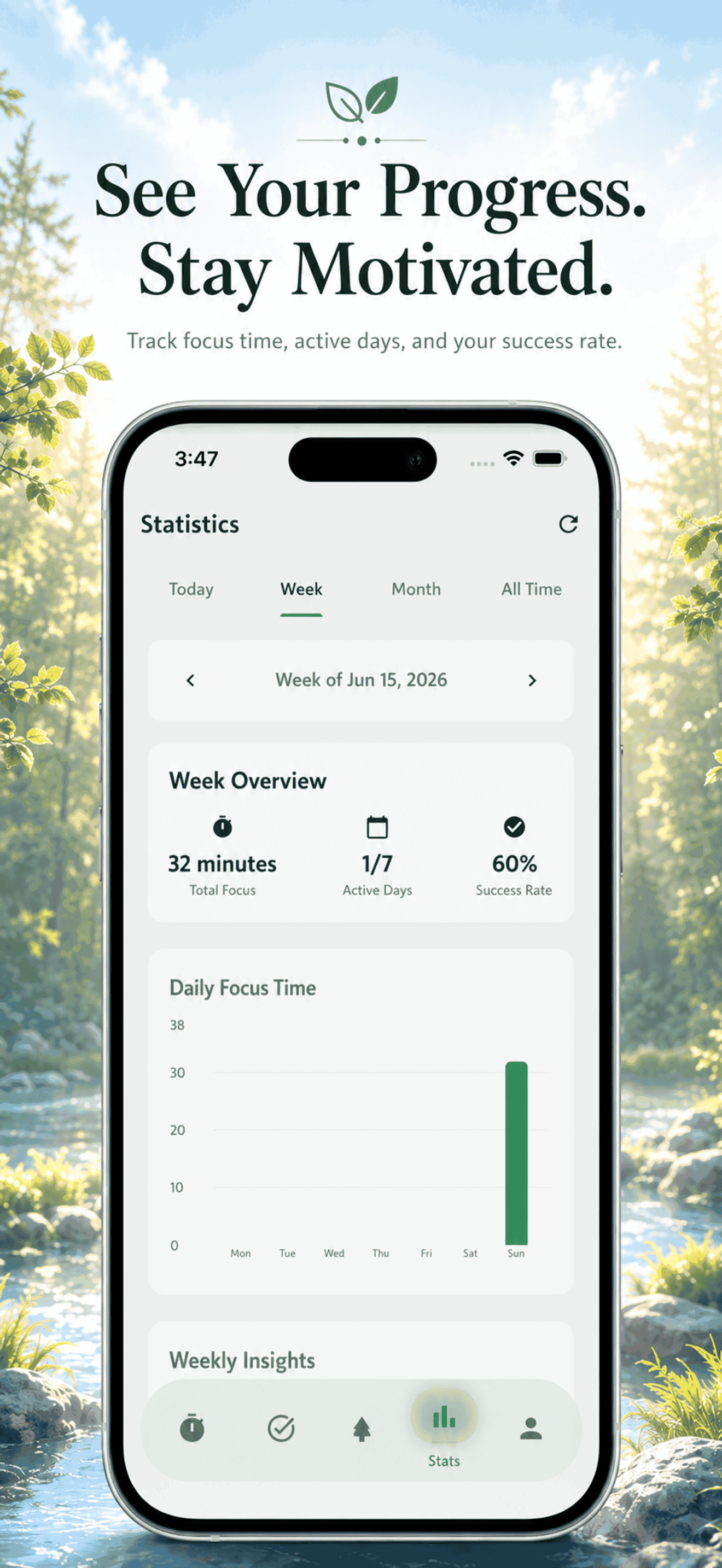 Focus Meadow: Beat Screen Time screenshot 6