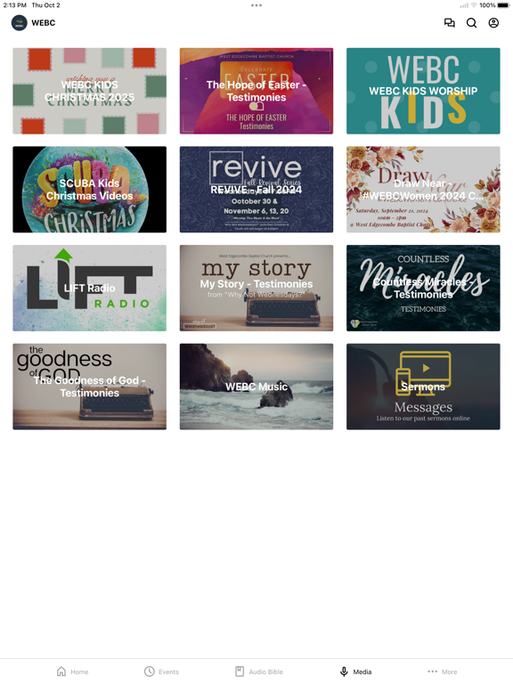 West Edgecombe Baptist Church iPad screenshot 3 - Lifestyle app