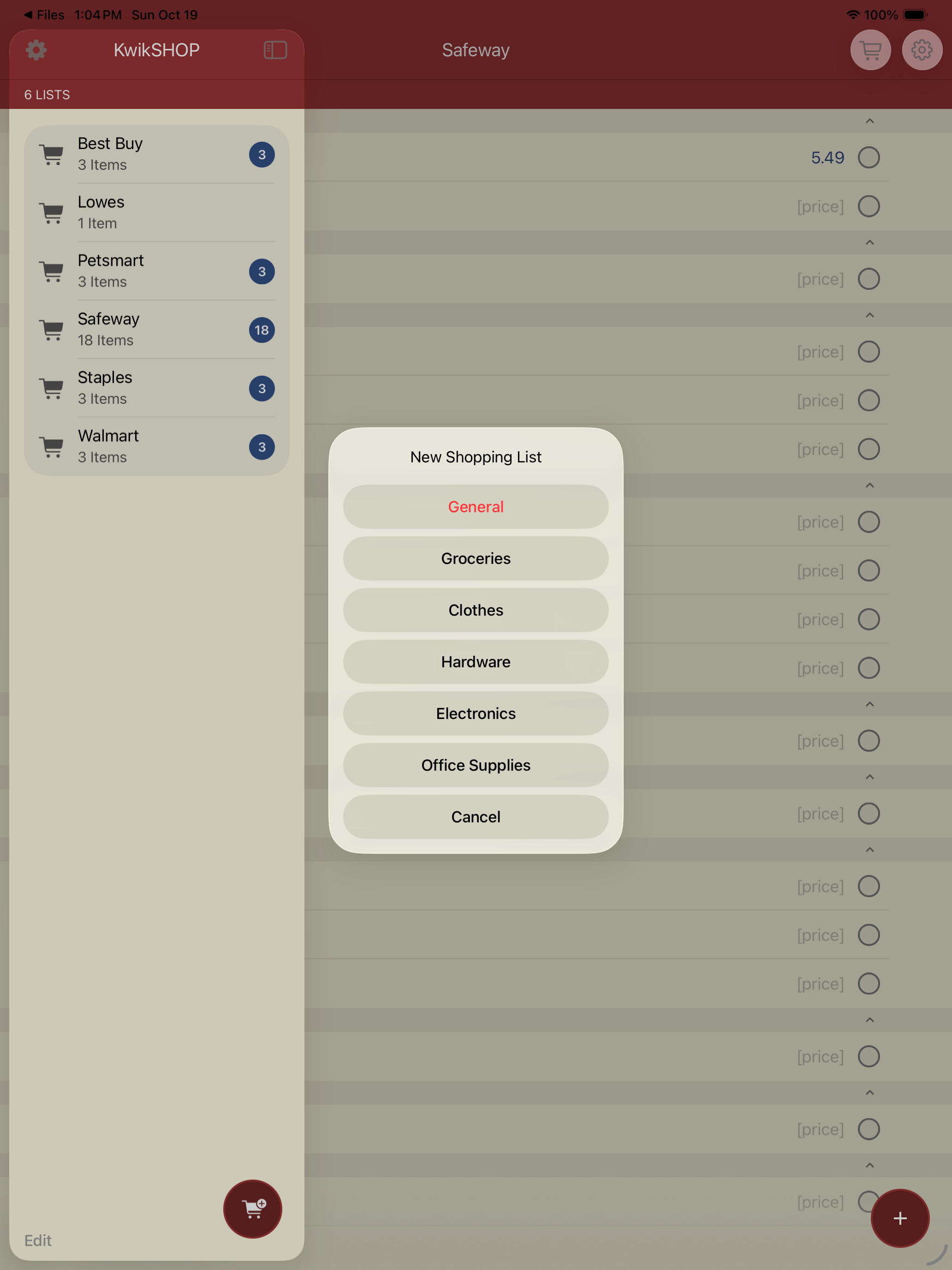 KwikSHOP screenshot 9