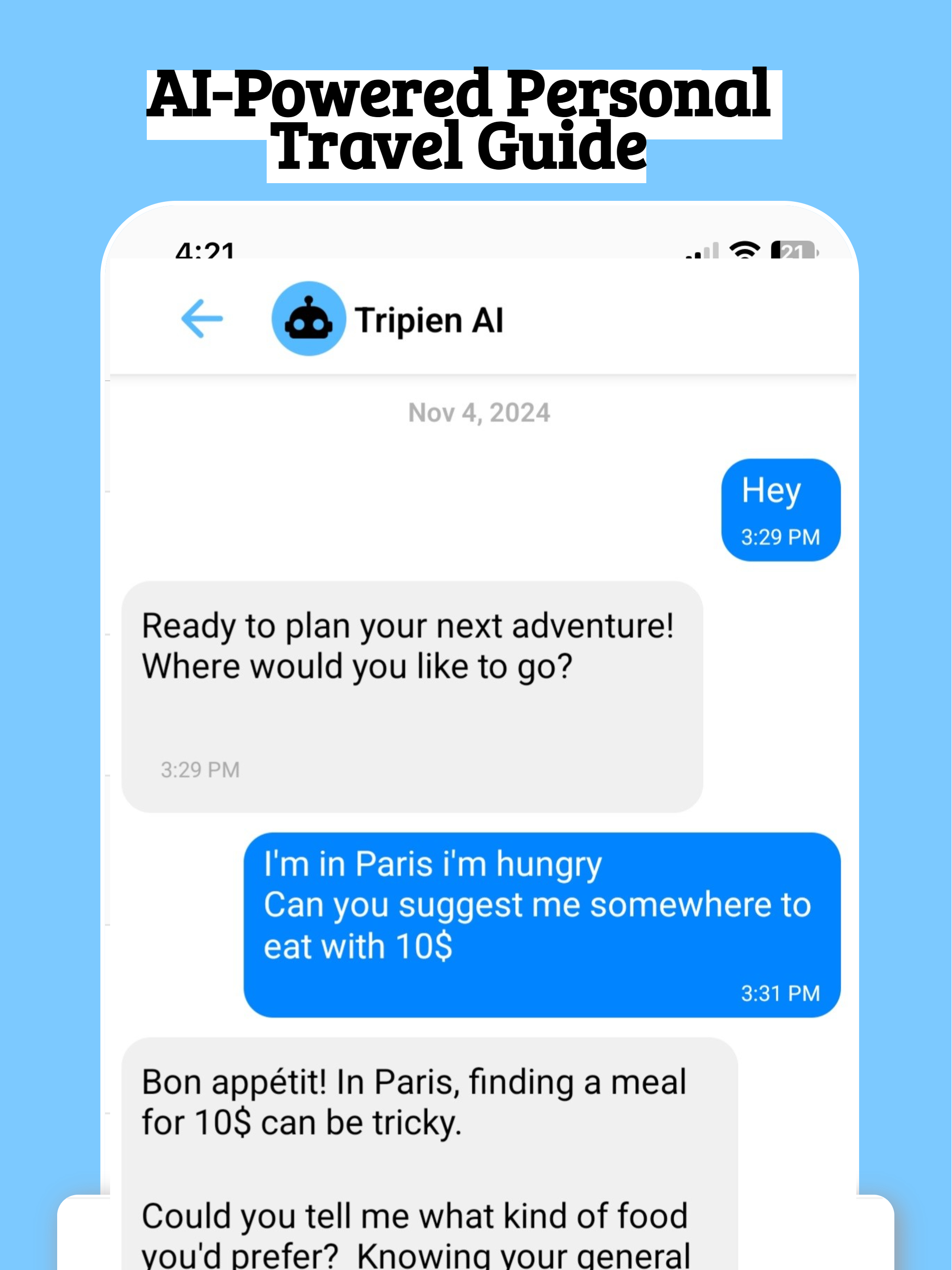Triplink - Editable trip plans