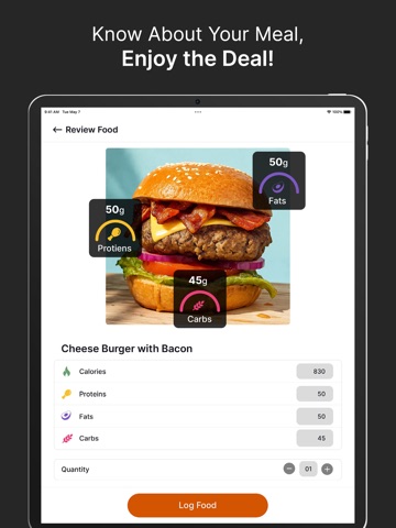CapCal AI: AI Calorie Tracker iPad screenshot