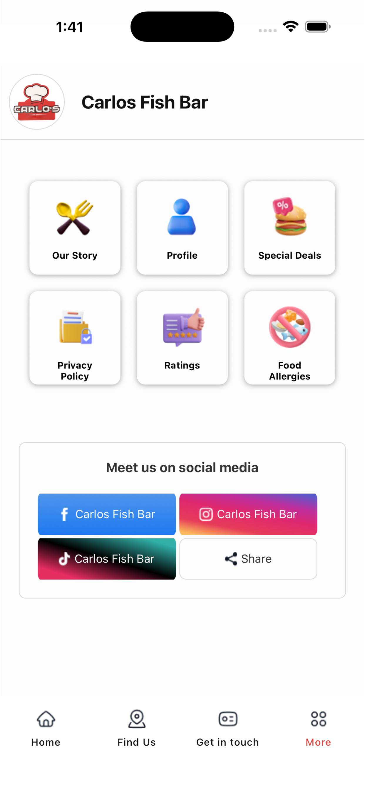 Carlos Fish Bar Port Seton screenshot 3