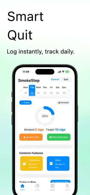 SmokeStep -Quit Smoking Helper screenshot 1