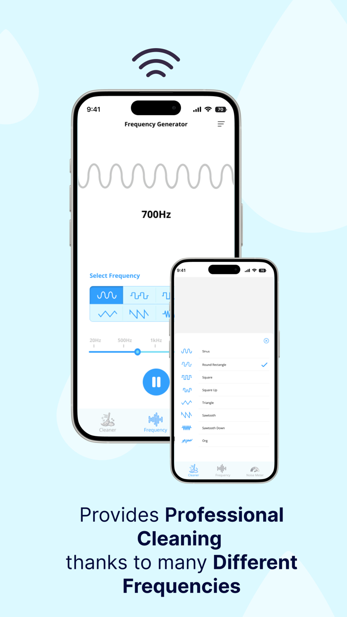 Clean Speaker Water Eject Wave