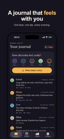 Moodquill: Mood Journal screenshot 1