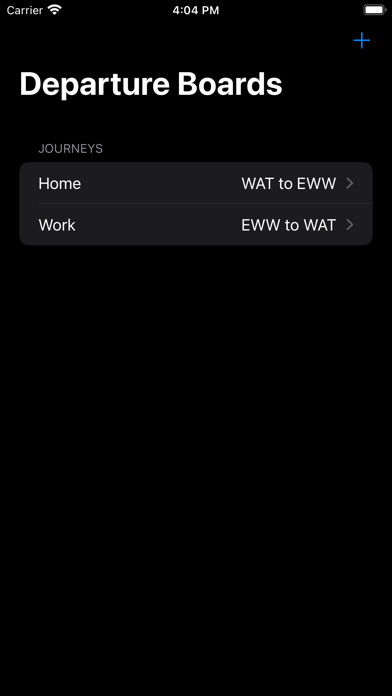 DepartureBoards Screenshot