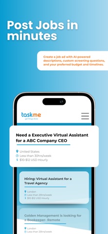 TaskMe App screenshot