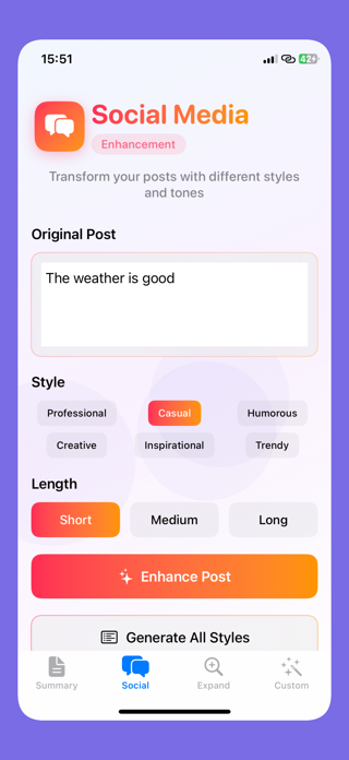 AI Assistant:Text Summary Post Screenshot 2 of 7
