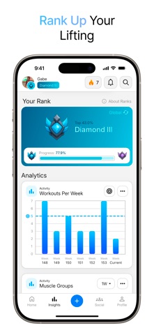 WeLift – Ranked Lifting Screenshot 1 of 6