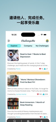 ChallengeMe screenshot