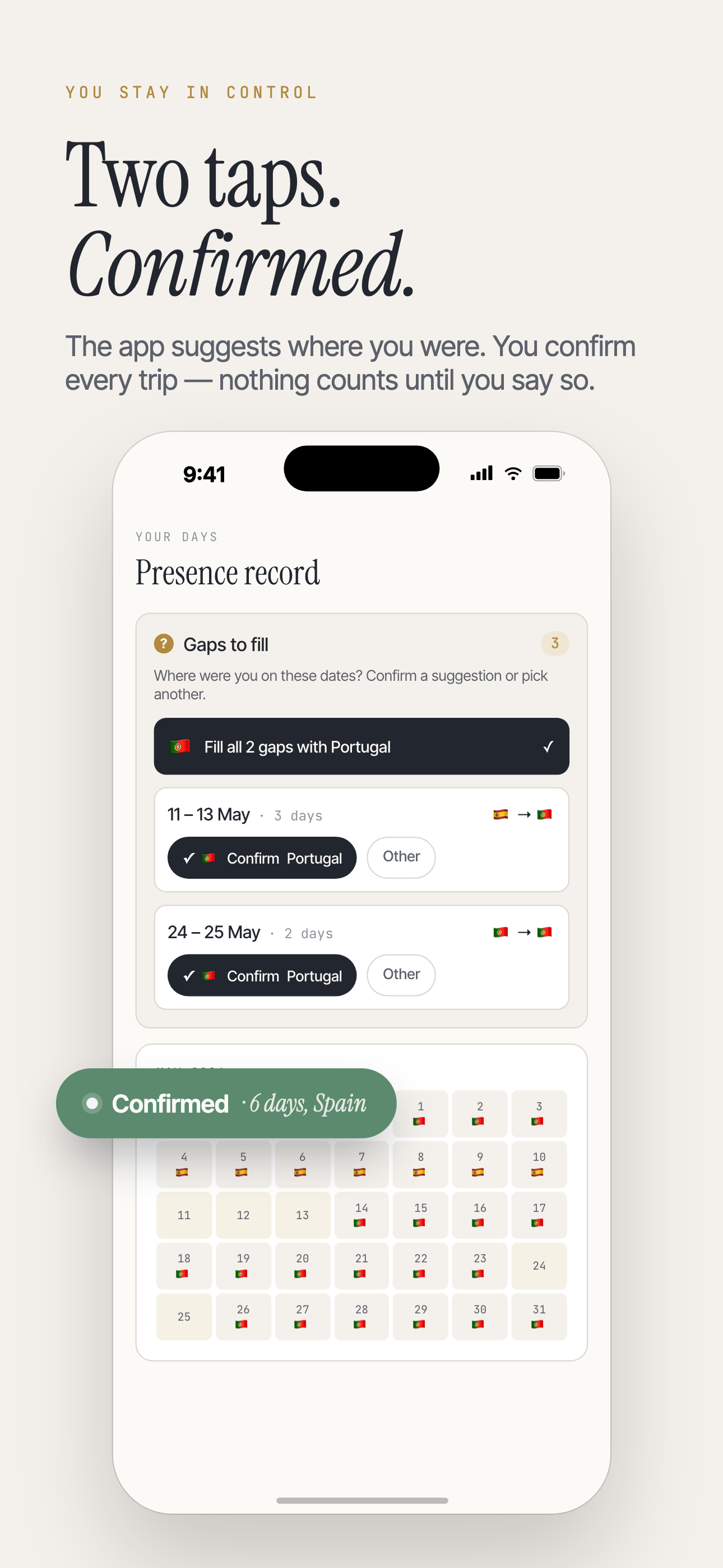 Flags: Country Days Tracker screenshot 3