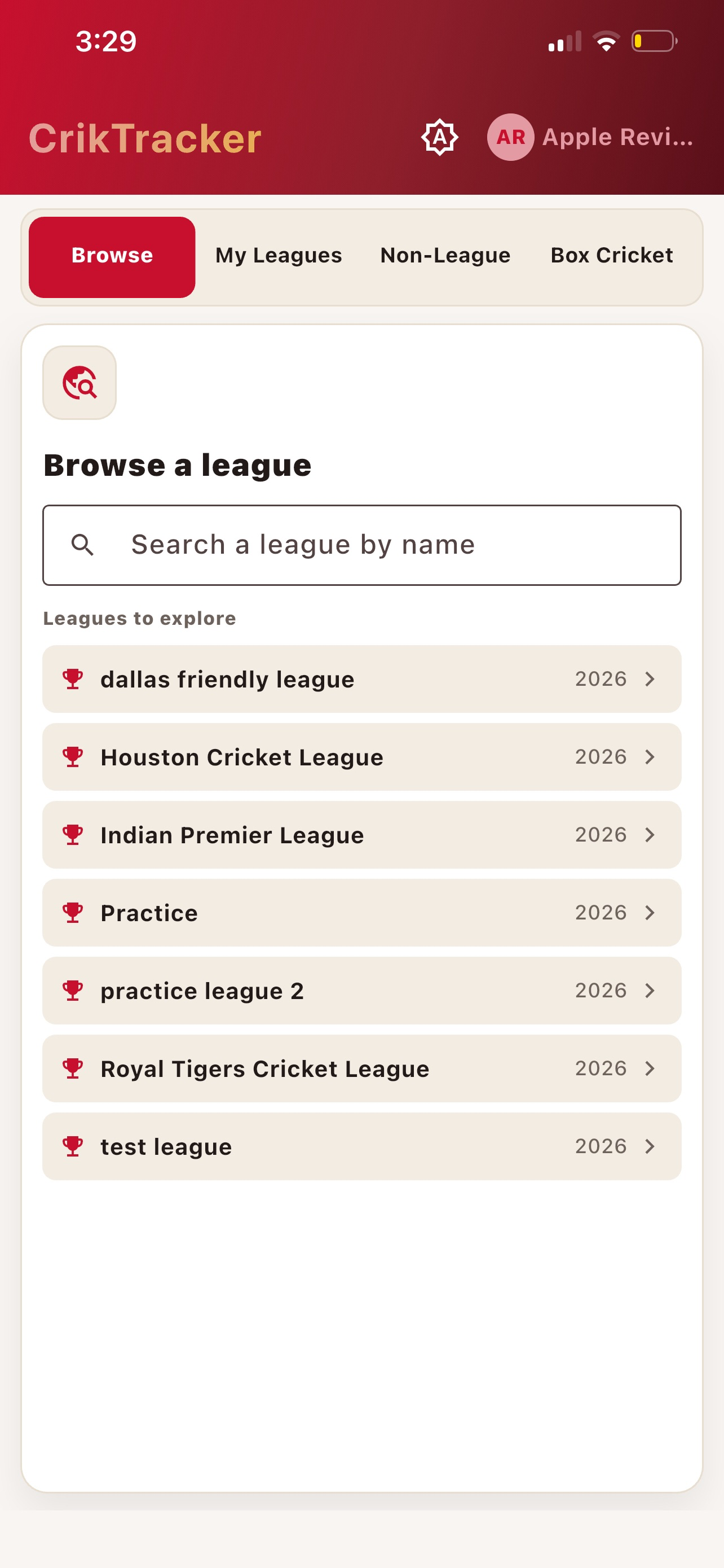 CrikTracker screenshot 2