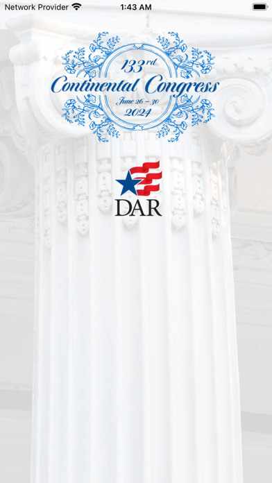 DAR Continental Congress Screenshot