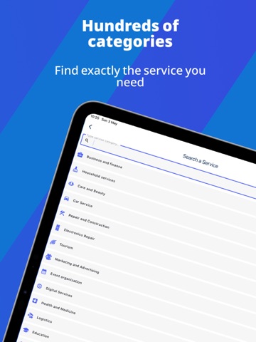 ServiceOrca – Find Any Service iPad screenshot