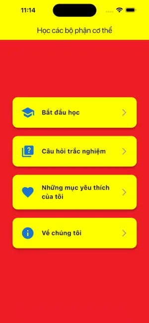 Learning Vietnames Body Parts screenshot 1