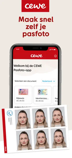 CEWE Pasfoto iPhone screenshot 1
