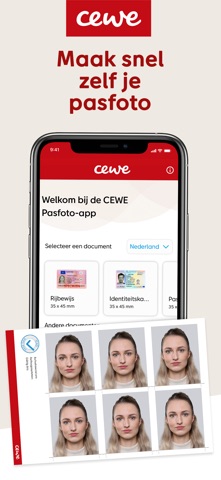 CEWE Pasfoto iPhone screenshot 1