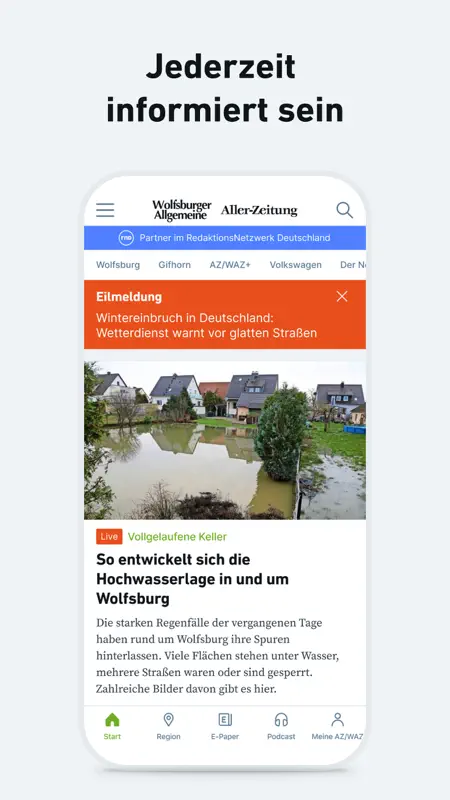 AZ/WAZ - News und Podcast screenshot 2 of 10