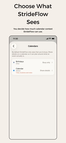 StrideFlow AI screenshot