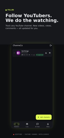 DeepTube - AI Video Summary iPhone screenshot