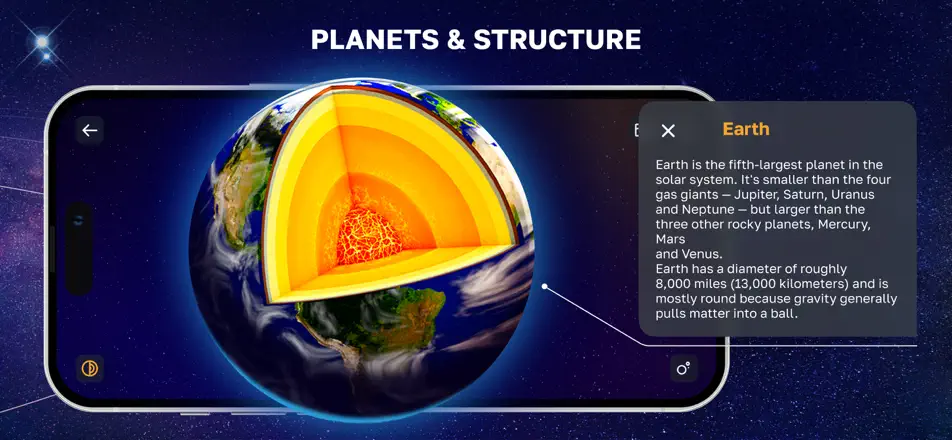 3D Solar System: Screenshot 1 von 5