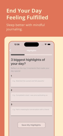 Gratitude Journal - Reflect Screenshot 4 of 5