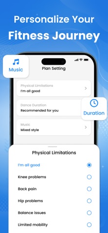 FlexBurn・Dance Fitness Workout iPhone screenshot