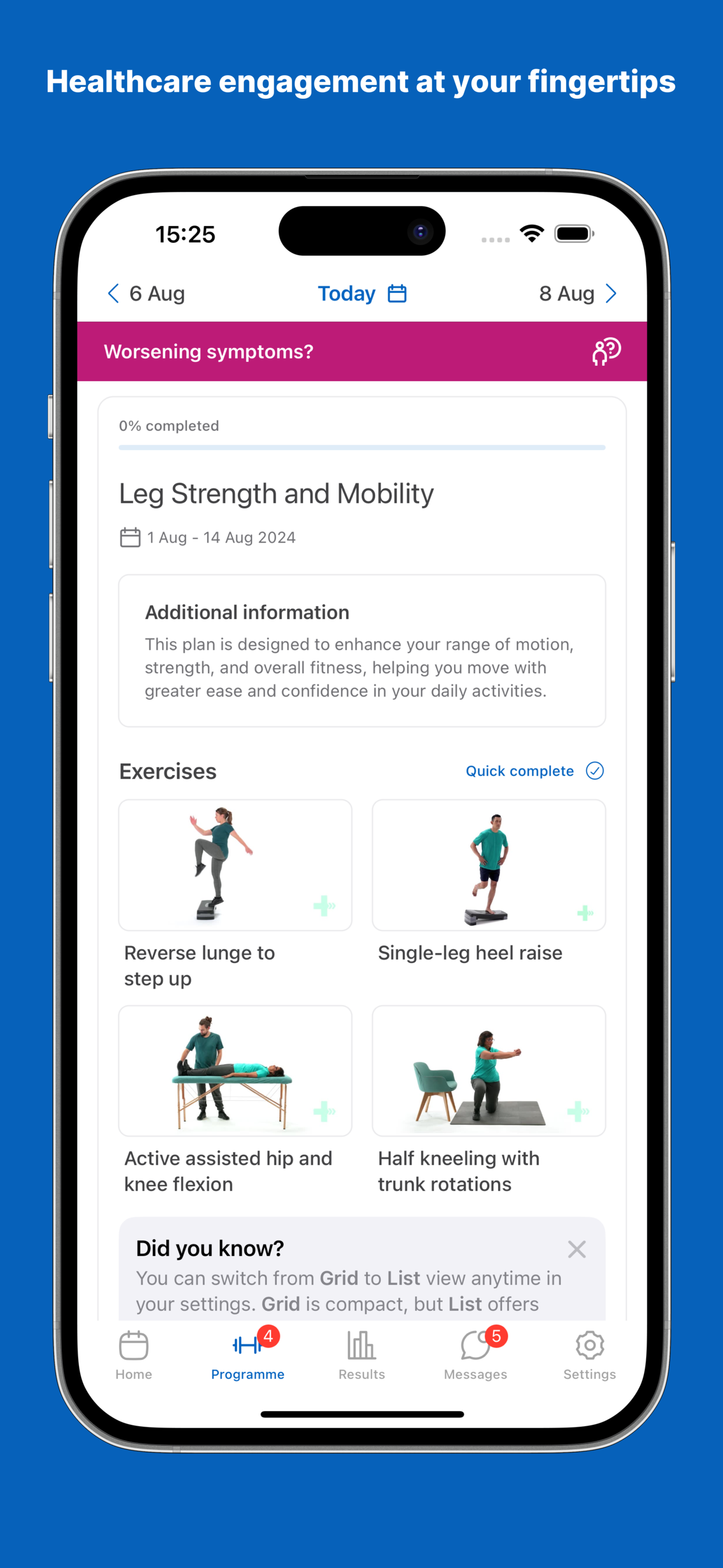 My Exercise App screenshot 4