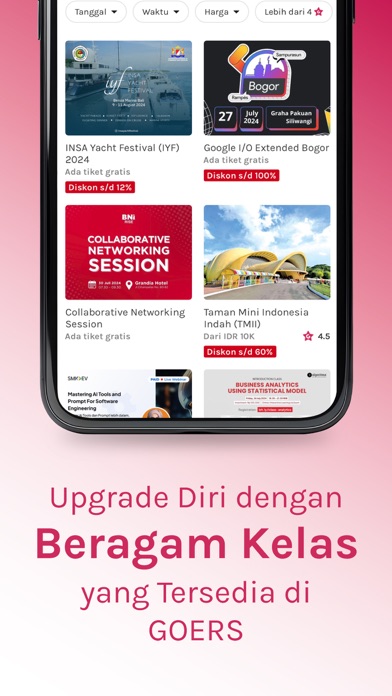 GOERS - Tickets, Event, Travel Screenshot