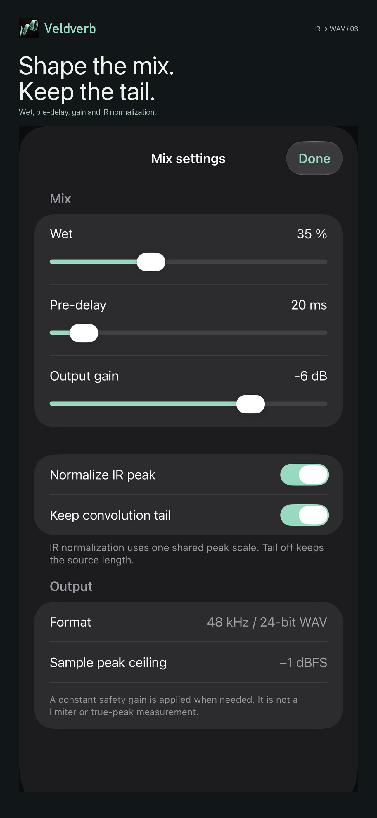 Screenshot 3 of Veldverb IR Bounces