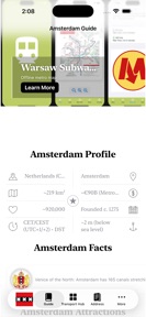 Amsterdam Subway Map screenshot