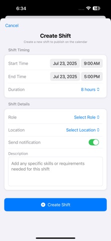 QwikShift iPhone screenshot