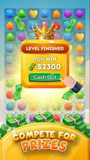 Sugar Cash Match3 Money Prizes screenshot 2