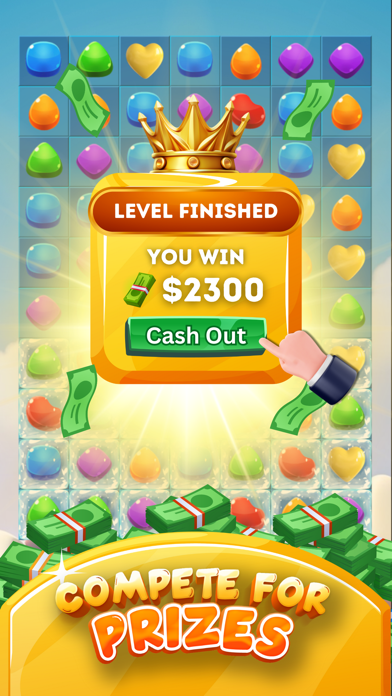 Sugar Cash Skillz Jewel Prizes Screenshot