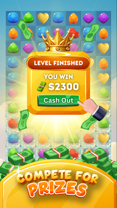Sugar Cash Match3 Money Prizes Screenshot