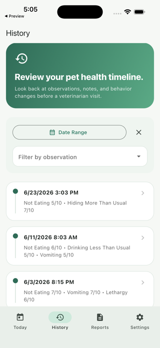 VetReady Log Screenshot 3 of 6