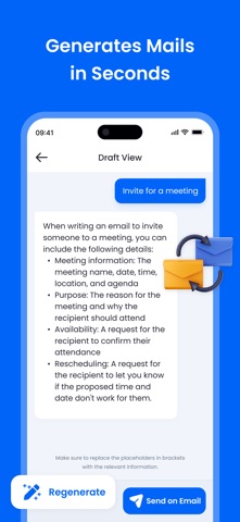 AI Writer - AI Email Assistant iPhone screenshot