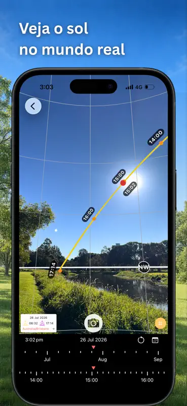 Sun Finder: Luz solar e sombra screenshot 1 of 9