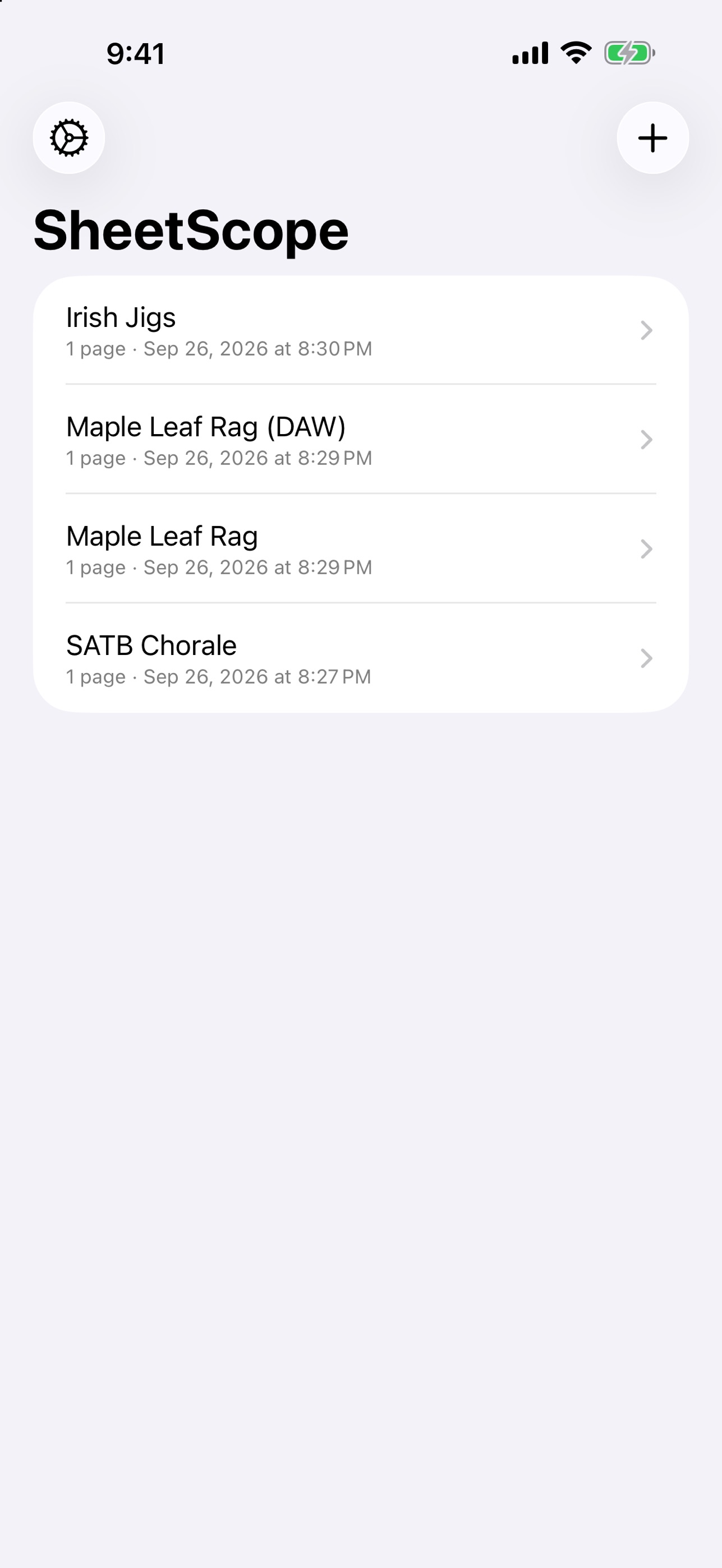 Screenshot 1 of SheetScope