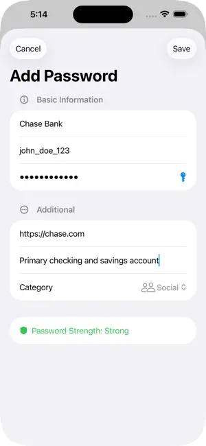 SecureVault — Password Manager screenshot 2