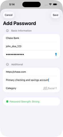 SecureVault — Password Manager Screenshot 2 of 10